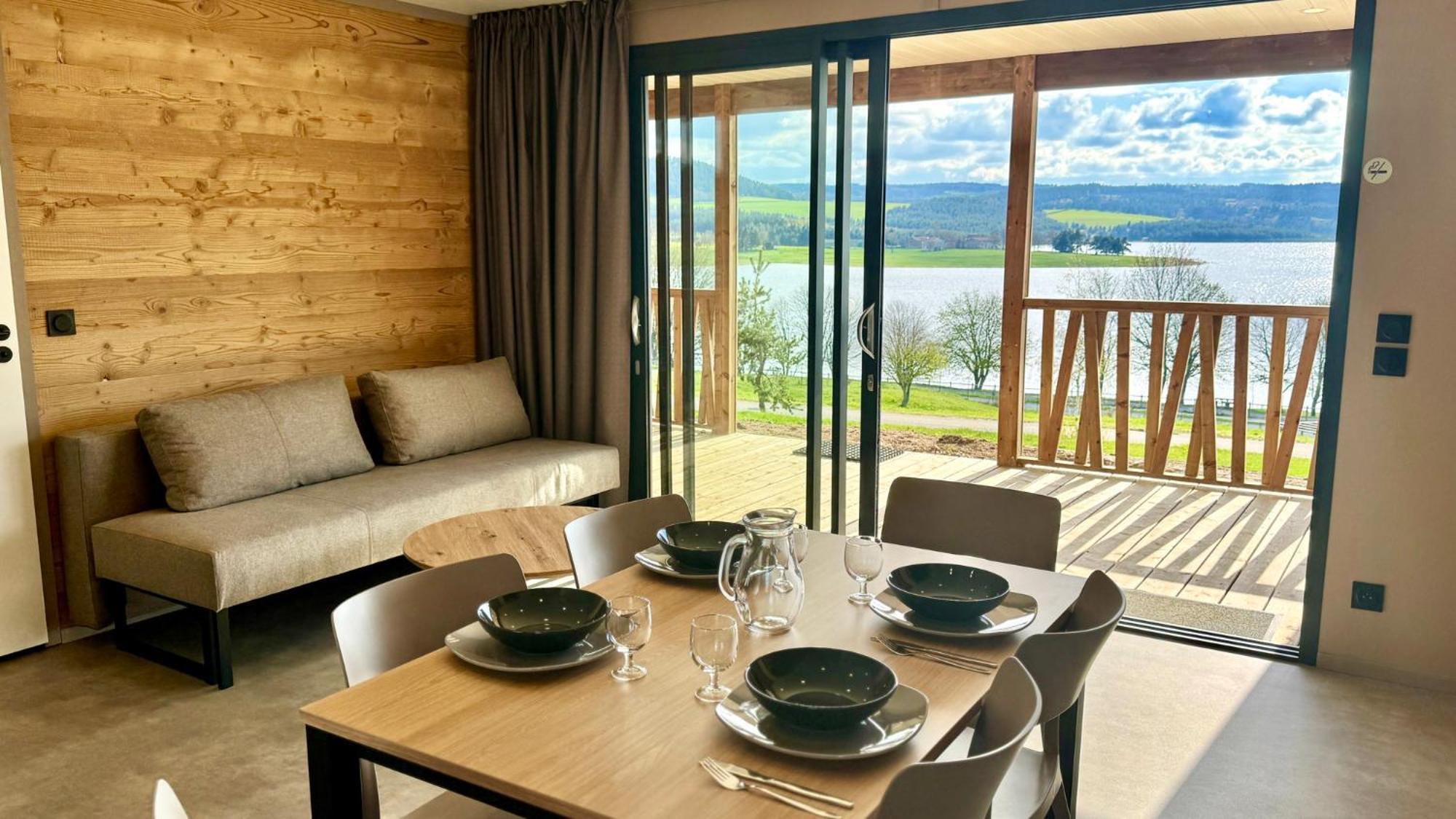 Les Terrasses Du Lac Langogne Bagian luar foto